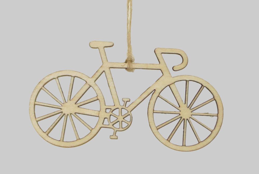 Wooden Racing Bicycle Decorations