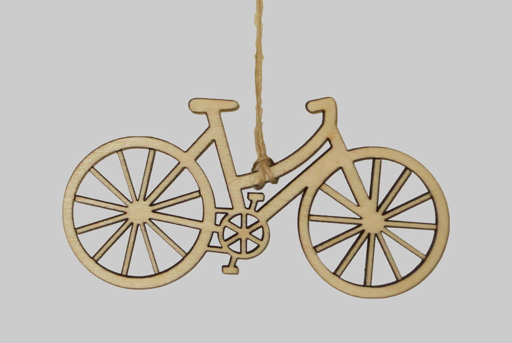 Wooden Shopper Bicycle Decorations