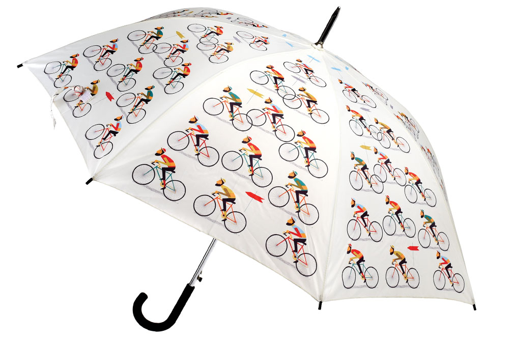 Le Bicycle Pattern Umbrella