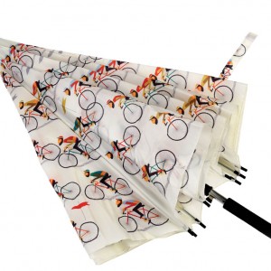 Le Bicycle Pattern Umbrella
