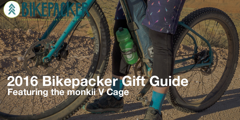 Bikepacker.com picks the monkii (V) cage for it's 2016 Bikepacker Gift Guide