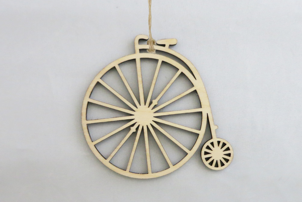 Wooden Penny Farthing Bicycle Decorations