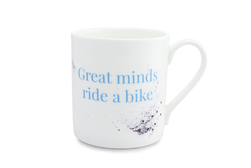 Great Minds Ride a Bike Bicycle Mug