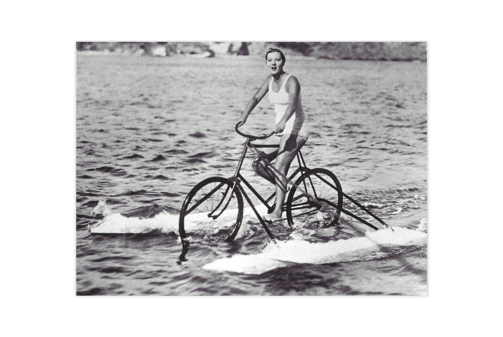 Sea Bicycle Greeting Card