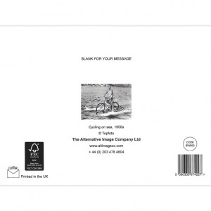 Sea Bicycle Greeting Card