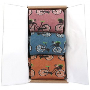 Women's Bicycles in a Box Socks Gift Box