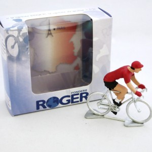 Fonderie Roger Vintage Model Racing Cyclist – Vuelta – Maillot Rouge