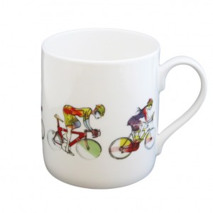 Women's Racing Cyclist Mug - Simon Spilsbury for CycleMiles