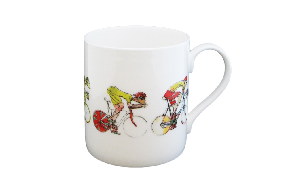 Men’s Racing Cyclist Mug – Simon Spilsbury for CycleMiles