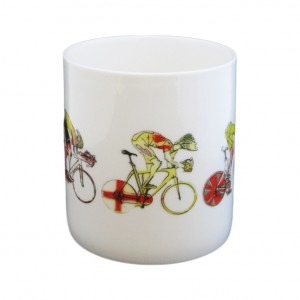 Men’s Racing Cyclist Mug – Simon Spilsbury for CycleMiles