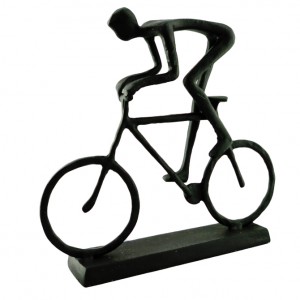 City Cyclist Bicycle Sculpture