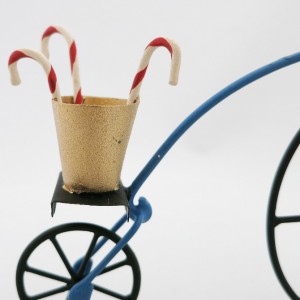 Bicycle Christmas Decoration – Santa on a Penny Farthing