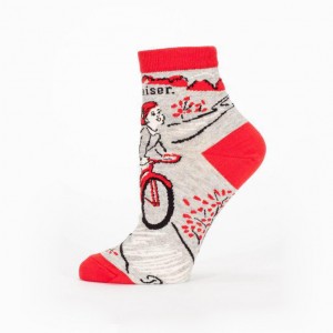 Blue Q Hellraiser Bicycle Ankle Socks