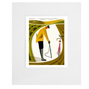 The Fixer Cycling Print by Andrew Pavitt – Colour