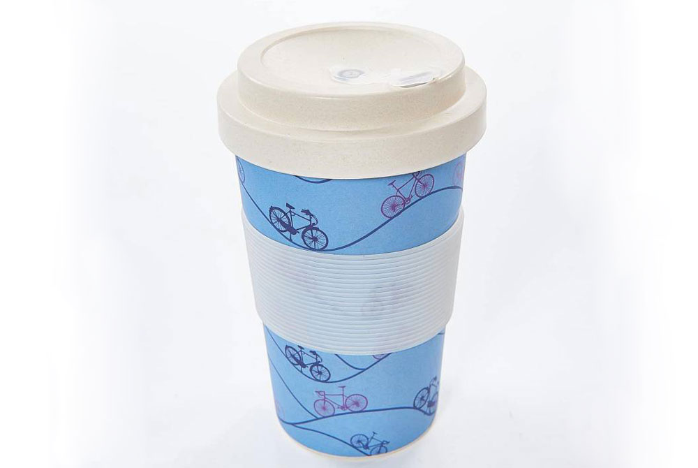 Reusable Bamboo Bicycle Cup