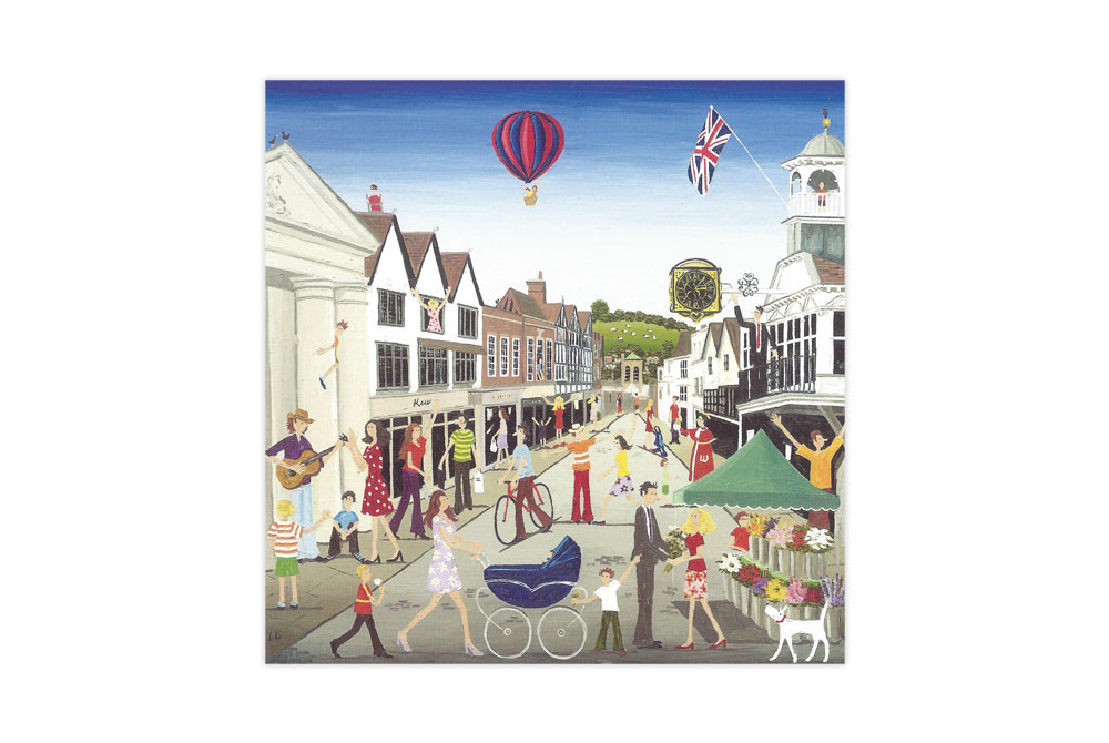 Guildford Bicycle Greeting Card