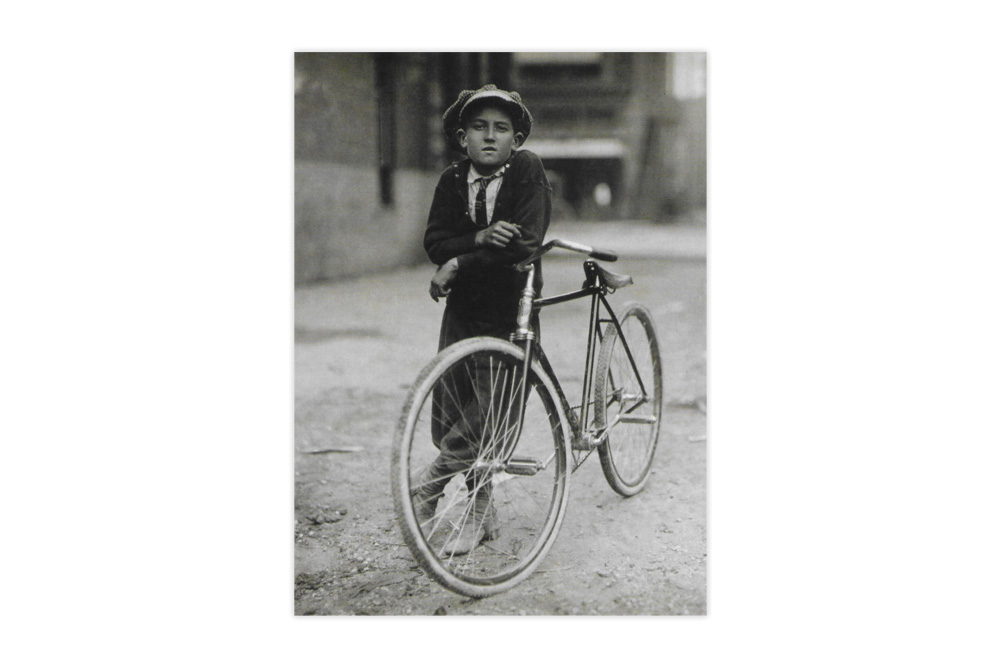 Messenger Boy Bicycle Greeting Card