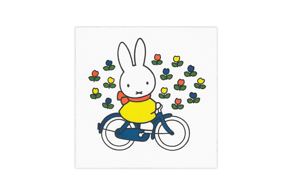 Miffy Rides her Bicycle Card