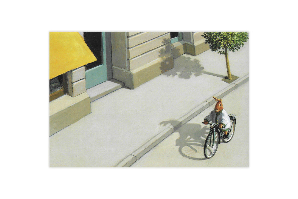 Benjamin goes for a Ride Bicycle Greeting Card