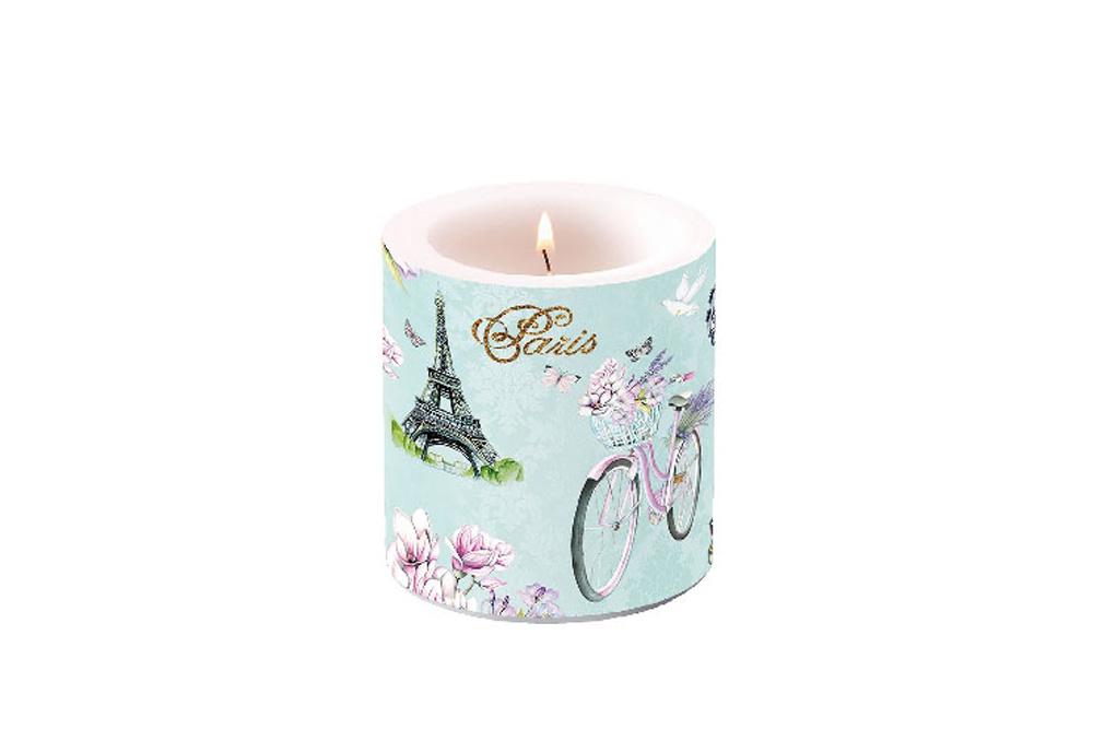 Paris Bicycle Candle