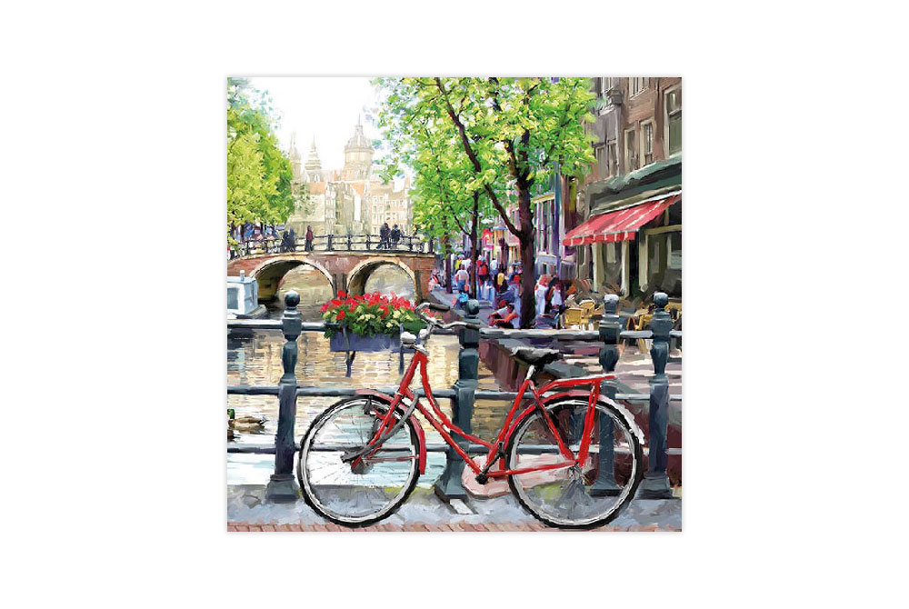 Amsterdam Bicycle Napkins