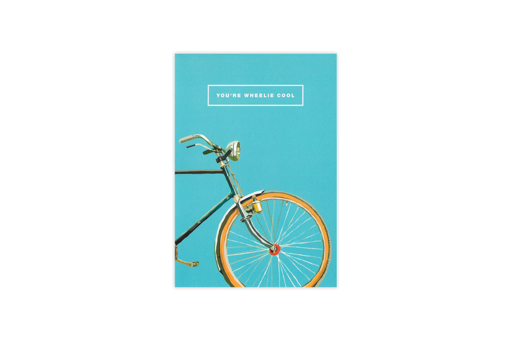 You’re Wheelie Cool Bicycle Greeting Card