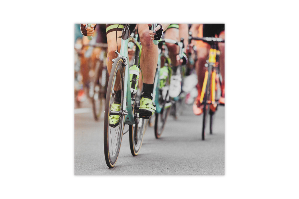 Bianchi Racing Bicycle Greeting Card