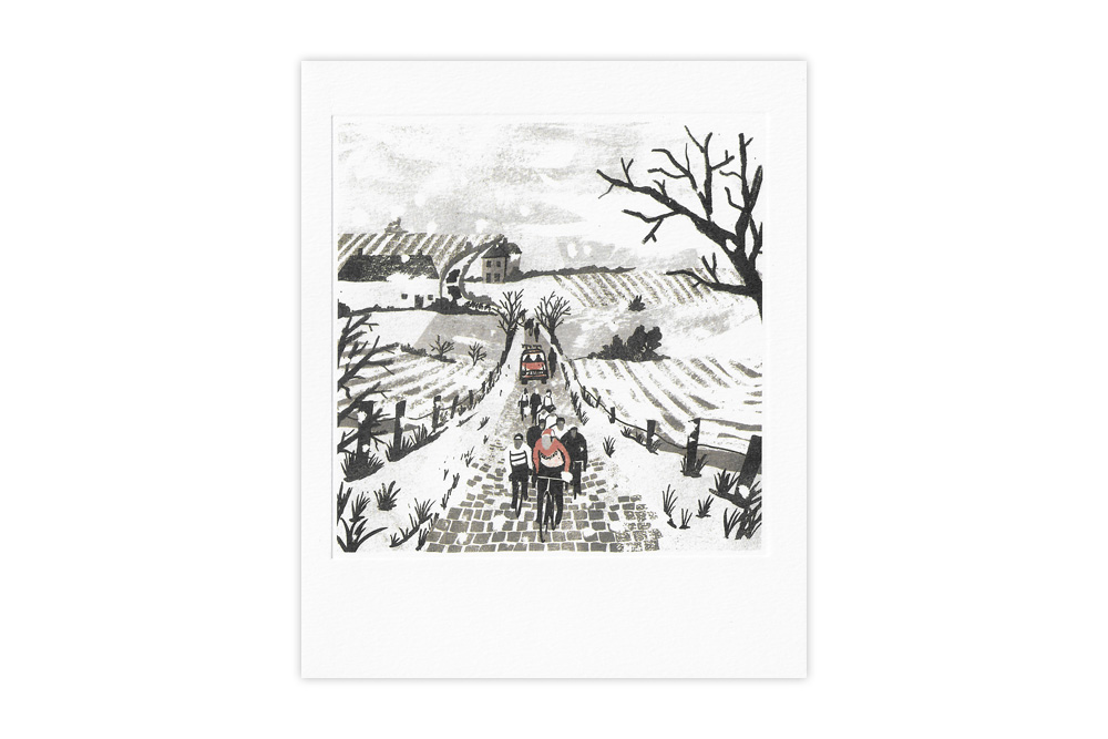 Eddy, Flanders 1970 Bicycle Greeting Card by Tom Jay