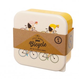 Cycle Works Racing Cyclist Lunch Boxes x 3