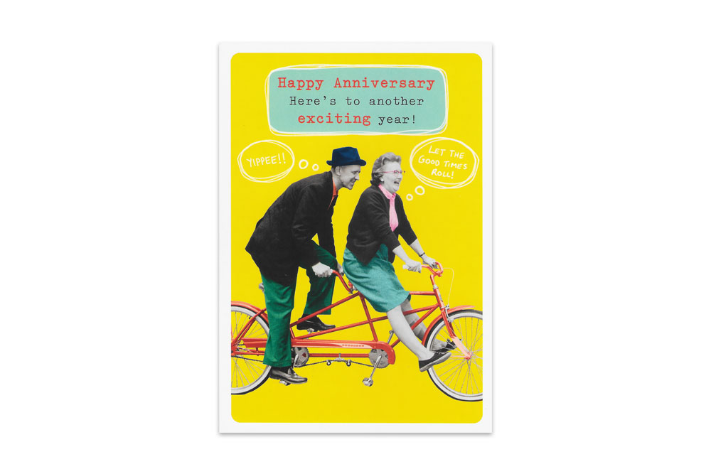 Tandem Happy Anniversary Card