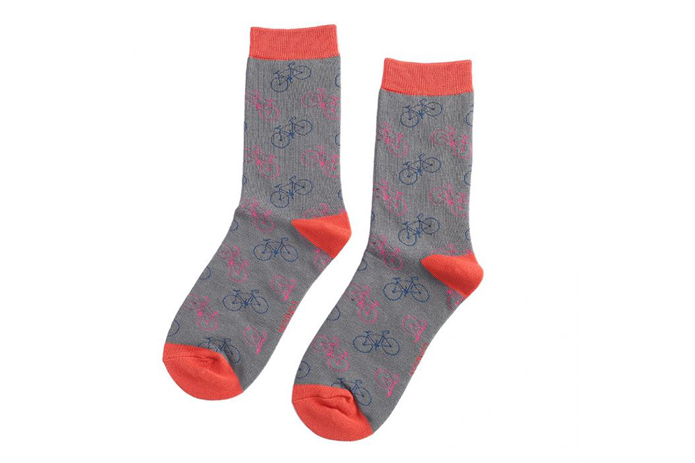 Women’s Multi Racing Bicycle Socks – Mid Grey