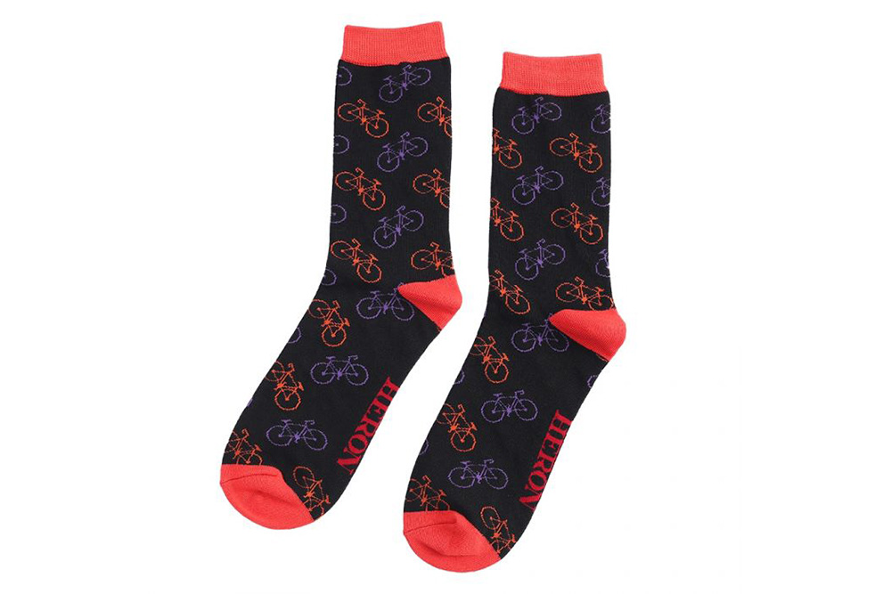 Men’s Multi Racing Bicycle Socks – Black