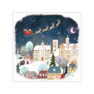 Bicycle, Christmas Tree and Santa Christmas Cards x 27