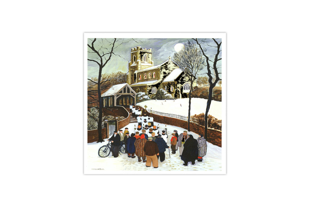 5 x Church Service Bicycle Charity Christmas Cards