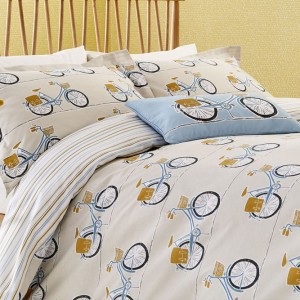 Town Bicycle Double Duvet Set