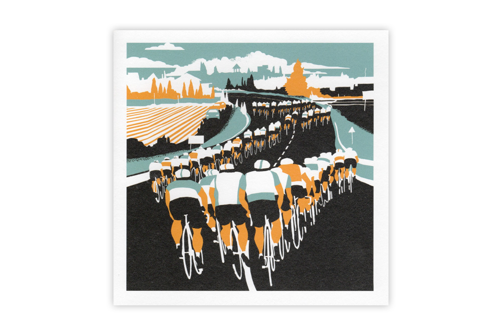 Eliza Southwood Racing Bicycle Greeting Card