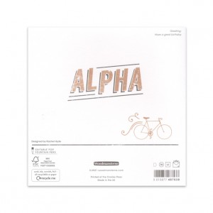 Enjoy the Ride Racing Bicycle Birthday Card