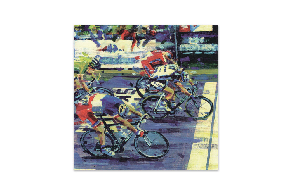 Racing Bicycle Birthday Card