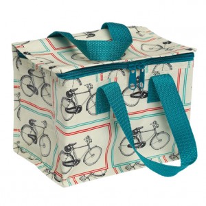 Bicycle Riders Foil Lined Lunch Bag