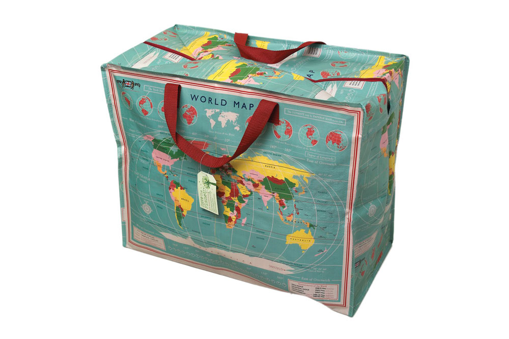 World Map Jumbo Bag