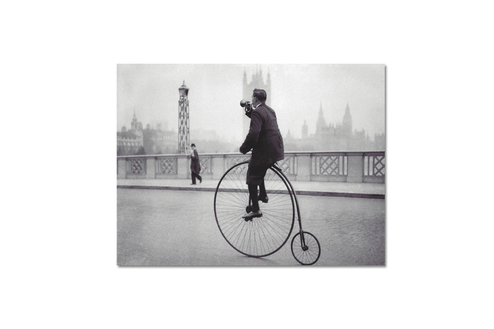 Penny Farthing Bicycle Greeting Card