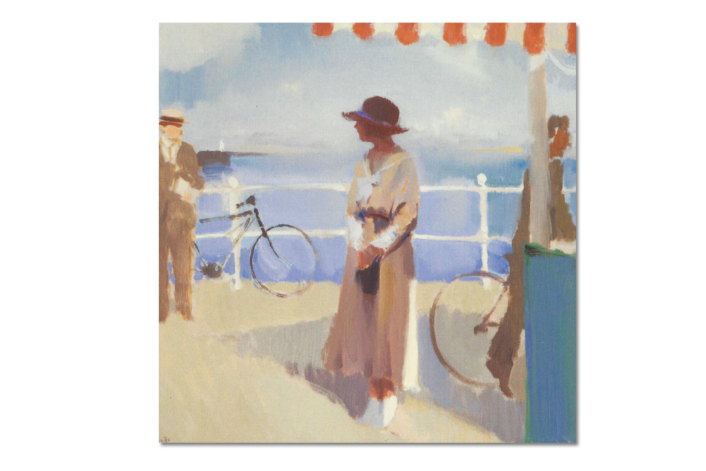 The Promenade Bicycle Greeting Card