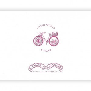 The Shopper Bicycle Greeting Card
