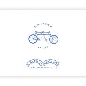 The Tandem Bicycle Greeting Card