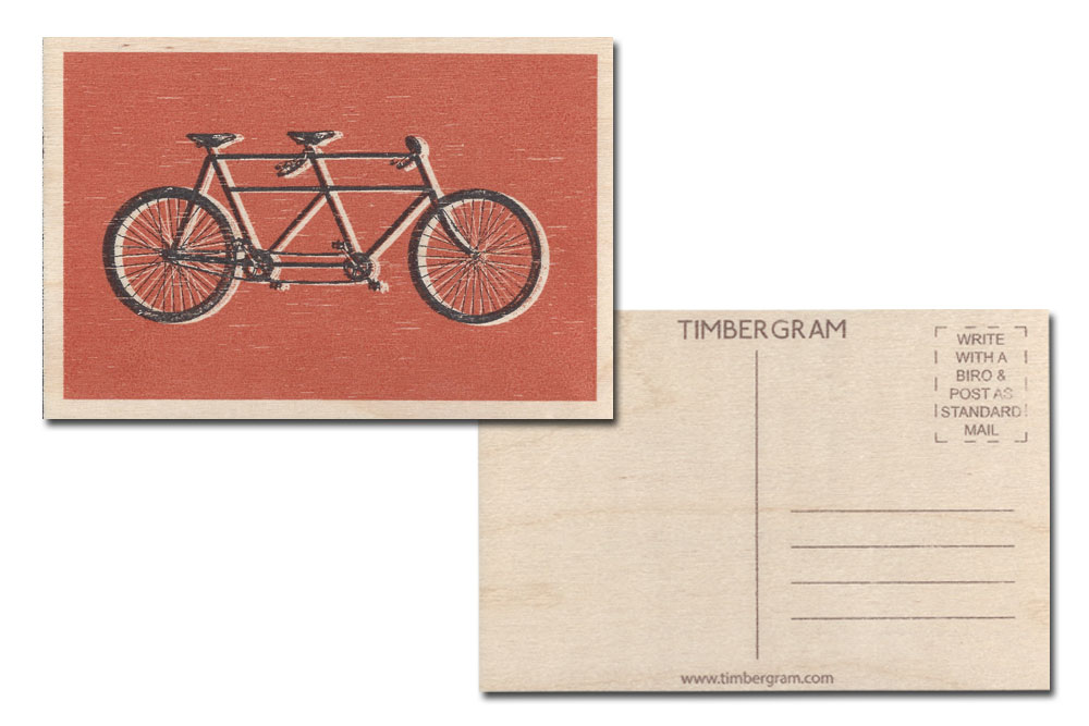 Tandem Timbergram Card