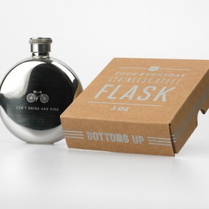Don't Drink and Ride Bicycle Hip Flask