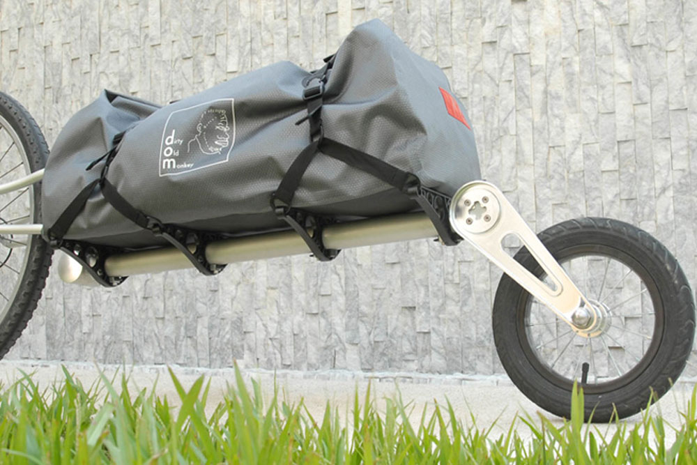 T2 single wheel bicycle trailer