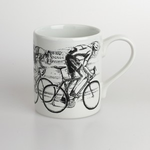 Sprint Finish Bicycle Mug