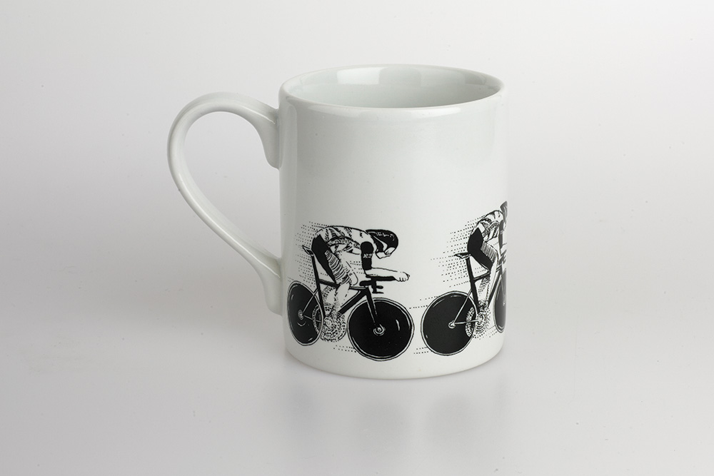 Hot Pursuit Bicycle Mug