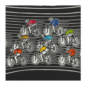 Ahoy There! Velodrome II Cycling Print by Hugh Ribbans